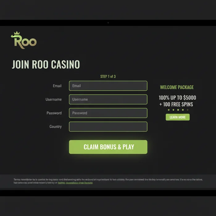 Roo Casino Signup